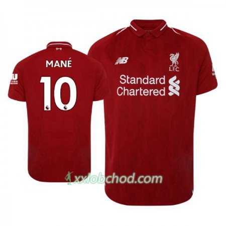 Fotbalové dresy Liverpool Sadio Mane 10 Domácí Dres 2018/19 Krátký Rukáv